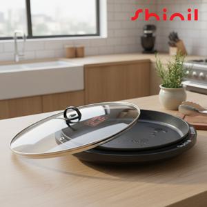 [국산으로 믿음직 뚜껑으로 편리하게] 신일 45cm 원형 전기팬 피자팬 SPP-H46WS / 잔치팬