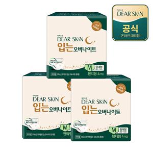 디어스킨 입는 오버나이트 중대형 4P x 3팩