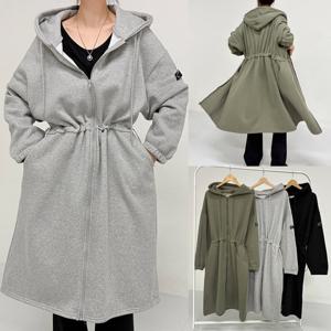 나야홍 / 위쉬몰 RA 기모스트링롱후드집업(X026H601) 빅사이즈