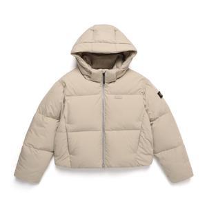 내셔널지오그래픽 N244WDW851 여성 카이만 숏 구스 다운 BEIGE