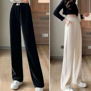 여성 투단추 골지 바지 BYD-139