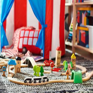 이케아 LILLABO 릴라보 기차놀이세트45