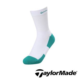 [테일러메이드]여성 양말 TWASO5603-100 25 SS 상단 로고 메쉬 장목 골프 스포츠 양말 논슬립 바닥