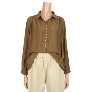 [르샵]자개 버튼 가을 블라우스 (BO7BL178A)