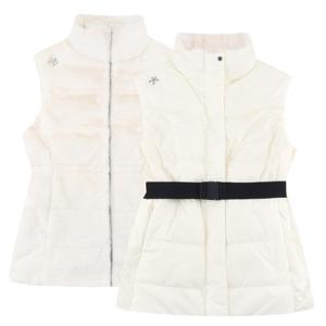 데상트 여성 셰르파 리버서블 덕 다운 베스트 SP422SDVO6IVY