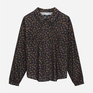 [써스데이아일랜드]플라워 기모 블라우스 T258MBL239W