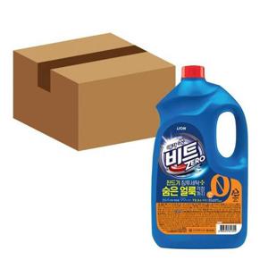 LION 때가 쏙 비트 진드기 침투 세탁 세제 드럼용 4L 4개