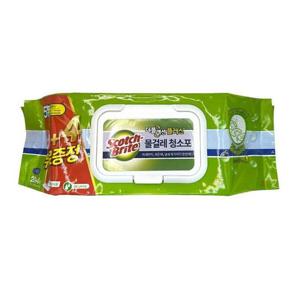 3M 스카치브라이트 더블액션 물걸레 청소포 대형 20매입
