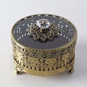 퀸즈 엔틱 보석함(중) 실버 주얼리 케이스 소품보관함