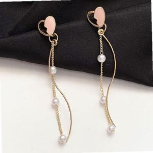 드롭귀걸이 블링썸 DS-BLS121 반쪽하트