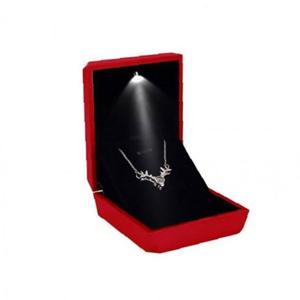 쥬얼리케이스 LED 프로포즈 목걸이케이스 레드