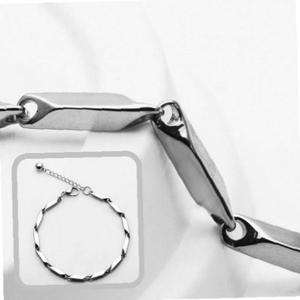 뱀줄팔찌 써지컬 커플팔찌 학생 클립 팔찌 스틸