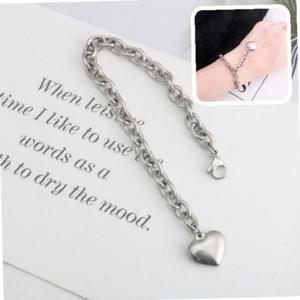 게고리 가족 써지컬스틸 팔찌 남자여자 하트팔찌