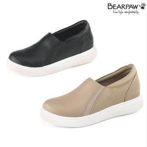 [베어파우(슈즈)]LILLIAN 여성 키높이슬립온2종 K2490001OC(블랙)-091(베이지)-W-BS