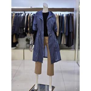 소고 트리아나 세이브존07 소고 트리아나 여성 후드 5부 소매 트리밍 롱 점퍼 TI2YA03