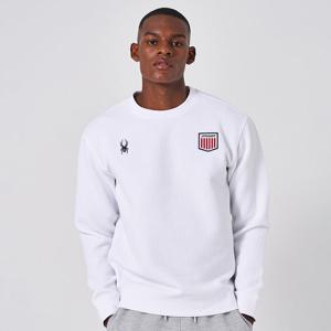 [스파이더] 남성 라드패드 와펜 맨투맨 SPKPCNRL301MWHT