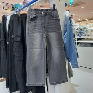 [에스핏 주니어]에스핏 해운대점 그레이 와이드 데님 PT_SJZ101FJPT42