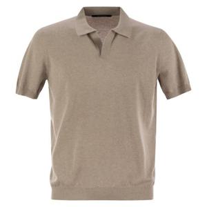 딸리아토레 폴로 티셔츠 KEITH GSE25 01 25E219 101 BEIGE