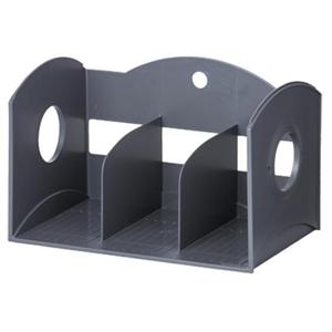 시스맥스 멀티 책꽂이 3단 그레이 서류꽂이 문서꽂이 파일꽂이 책상서류꽂이 데스크책꽂이 회사책꽂이 사무