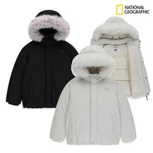 내셔널지오그래픽키즈 숏패딩 K254UDW040 남아 여아 벨루가 덕다운 겨울 점퍼 170 고학년딜