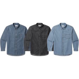 [리얼지오지아][3컬러] 25FW 면100 데님셔츠 청남방 ADF4WC1901 CM9344