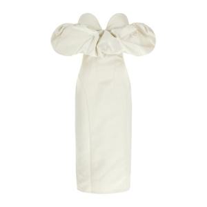 엘리자베타프랭키 오프숄더 새틴 시스 원피스 AB71456E2 360