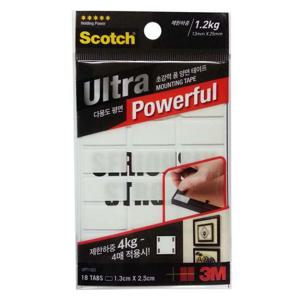 3M 초강력 양면테이프(액자용1.3X2.5m)UPT1325 테이프 양면테이프 초강력 액자용 UPT1325