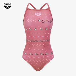 아레나 컬리팜  A6SL1LO01 ROS (주머니백 증정) 여성일반 드롭백 원피스 실내수영복