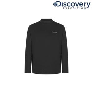 [디스커버리] 남성 반하이넥 긴팔티셔츠 DMRL37061-BKS