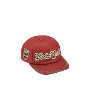 슈프림 뉴욕 레더 식스 패널 캡 모자 SU26920