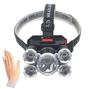 LED 충전 낚시 캠핑 랜턴 헤드램프 5구센서 헤드랜턴 헤드랜턴 LED헤드랜턴 충전헤드랜턴 충전식헤드랜턴 랜턴 LED랜턴 충전랜턴 낚시랜턴