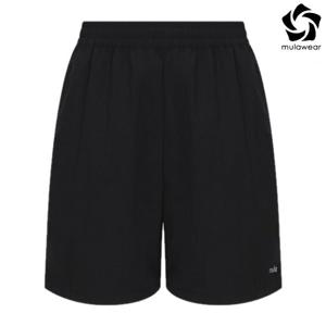 뮬라웨어 공용 유니 컴포터블 우븐 쇼츠 AUNFSP401-BK-YDP