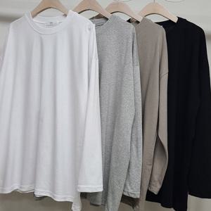 나야홍 / 빅사이즈티 V193L601 기본템라운드넥티셔츠 NS