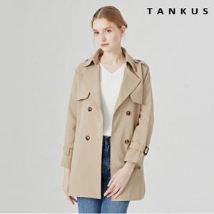 [탱커스]더블 벨티드 트렌치코트 (TW3CT001L0)
