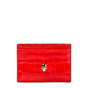 [알렉산더맥퀸] (632038 1JMFG 6050) 여성 스컬 카드지갑