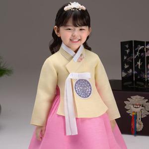 [더예한복]QT802-연지당의 여아 아동한복