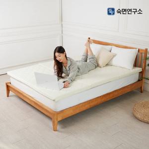 숙면연구소 3단 접이식 토퍼 매트리스 침대용 6cm SS (슈퍼싱글)