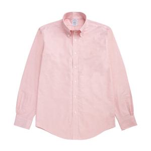 [브룩스브라더스] 레귤러핏 논아이론 옥스포드 솔리드 셔츠 (오렌지) (BBTHMM7907FES)