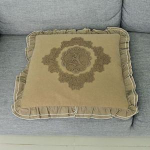 대박수예 바니즈 레이스 사각 소파 방석 50