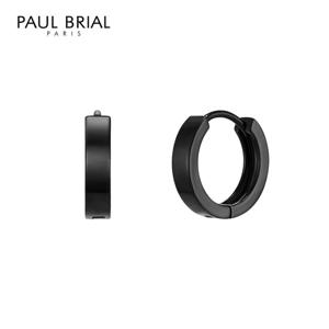폴브리알 블랙 원터치 귀걸이 PGBE0275 2mm
