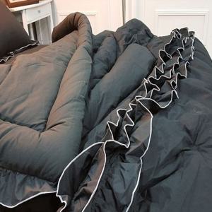 봄이불 프릴레이스 60수 고밀도 순면 차렵이불 K