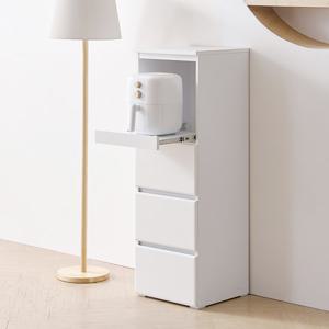 보루네오 마르체 리올 높은 밥솥 렌지대 3단 서랍장 400 BAF105C (착불)