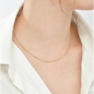 미니골드 14K 스파클 체인 목걸이-0.5 NFEM4017