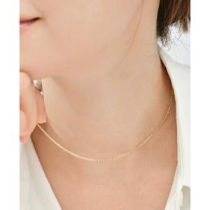 미니골드 14K 스H커브 체인 목걸이-0.5 NFEM4018