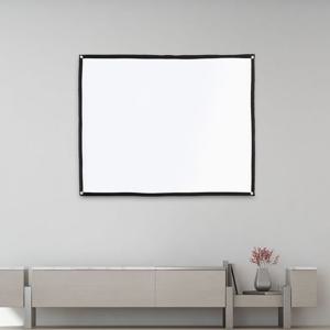 프로젝터스크린 이동형 빔프로젝터 스크린(146x110cm)