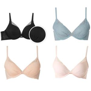 비너스 빵빵이브라 왕뽕 가슴골 모아주는 저중심브라 OBR6090AB