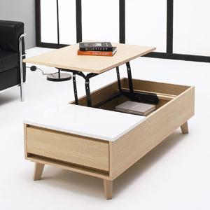 리빙인도무스 핸들 리프트 소파테이블