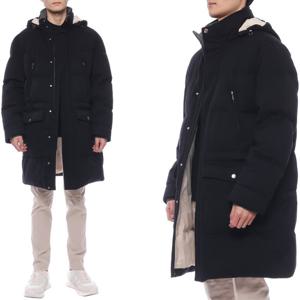 [브루넬로쿠치넬리] 24FW 남성 울 플란넬 다운 롱패딩 (MM4631827 CQD26 24F)