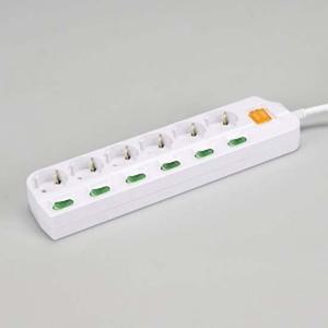 멀티탭 멀티코드 개별 메인 6구 3M16A 멀티콘센트