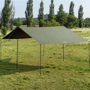 타프스크린 카즈미 렉타타프 캠핑 차광막 텐트 그늘막 타프 카키